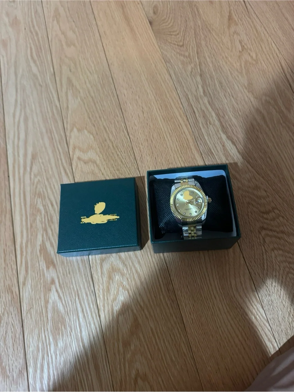 Men's Gold-Tone Stainless Steel Dress Watch